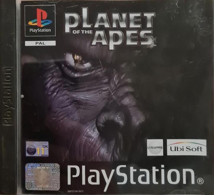 PS1 Planet of the Apes, Spelcomputers en Games, Games | Sony PlayStation 1, Zo goed als nieuw, Avontuur en Actie, 1 speler, Vanaf 7 jaar