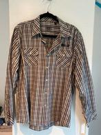 Heren Overhemd Mt. L - Drukknopen, Ophalen of Verzenden, Zo goed als nieuw, Overige kleuren, Halswijdte 41/42 (L)