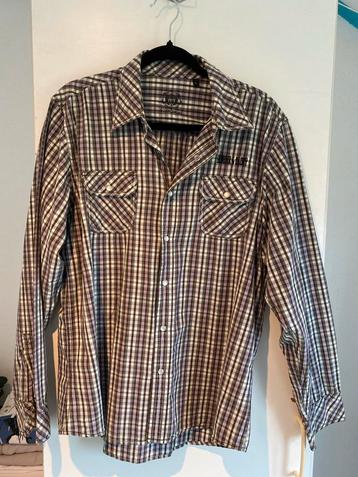 Heren Overhemd Mt. L - Drukknopen beschikbaar voor biedingen