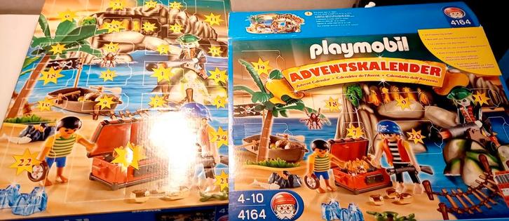 Playmobil Piraten Adventskalender Compleet, Kinderen en Baby's, Speelgoed | Playmobil, Zo goed als nieuw, Complete set, Ophalen of Verzenden