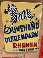 Emaille bord Ouwehands Dierenpark 40x60, Antiek en Kunst, Ophalen of Verzenden