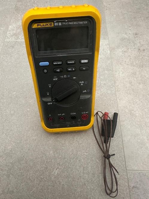 Fluke 85 III True RMS Multimeter – Professioneel meetapparaa, Doe-het-zelf en Verbouw, Meetapparatuur, Gebruikt, Multimeter, Ophalen of Verzenden