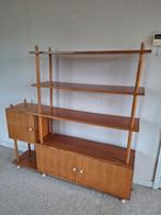 Vintage stokkekast mid century, Huis en Inrichting, Kasten | Boekenkasten, Ophalen, Gebruikt, 25 tot 50 cm, Minder dan 100 cm