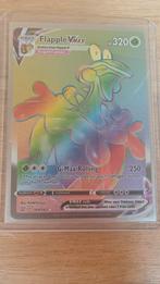 Flapple VMAX Rainbow - 164/163, Hobby en Vrije tijd, Verzamelkaartspellen | Pokémon, Ophalen of Verzenden, Zo goed als nieuw, Losse kaart