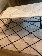 Saontafel met massief marmer blad, Huis en Inrichting, Ophalen, 50 tot 100 cm, Zo goed als nieuw, Minder dan 50 cm