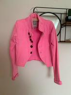 Roze jasje 122/128, Kinderen en Baby's, Kinderkleding | Maat 122, Ophalen of Verzenden, Zo goed als nieuw, Meisje, Jas