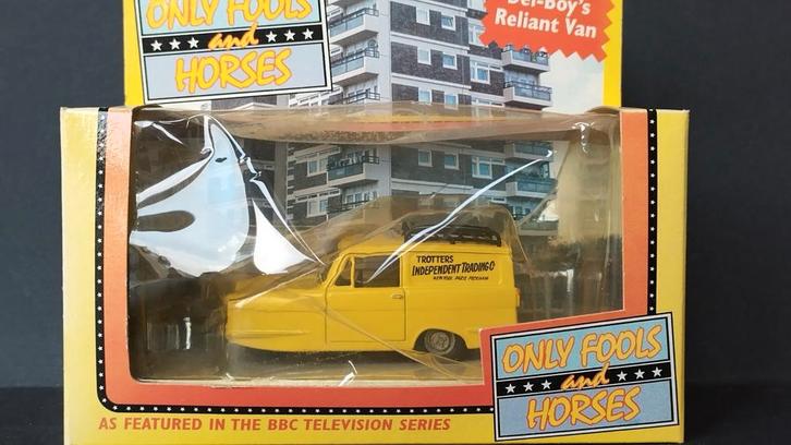 Reliant Van Del Boy only fools and Horses BBC 1:43 Corgi Pol, Hobby en Vrije tijd, Modelauto's | 1:43, Zo goed als nieuw, Auto