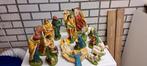 Oude Kerstgroep van Gips - Opknapper, Antiek en Kunst, Ophalen of Verzenden
