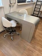 Nageltafel met Afzuiging - Professioneel, Ophalen, Kunststof, Gebruikt, 100 tot 150 cm