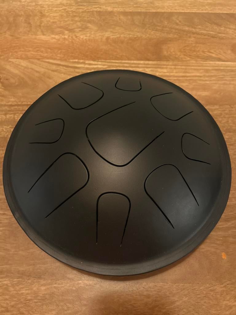 LIDAH Steel Tongue Drum – 9 tonen (mat zwart), Ophalen of Verzenden, Zo goed als nieuw, Melodische percussie