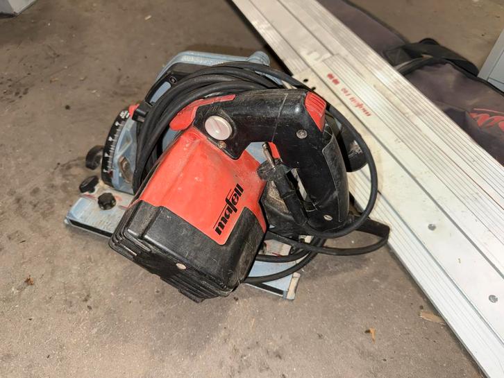 Mafell MT55cc invalzaag met 2x lineaal, tas en kist, Doe-het-zelf en Verbouw, Gereedschap | Zaagmachines, Gebruikt, Invalzaag