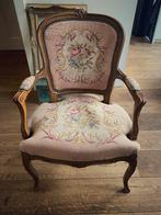 Brocante vintage Biedermeier stoel, Huis en Inrichting, Stoelen, Ophalen, Gebruikt, Eén