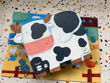 Djeco puzzle koe 24 stuks compleet beschikbaar voor biedingen