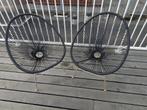Set van 2 zwarte Tuinstoelen, Tuin en Terras, Tuinstoelen, Ophalen, Gebruikt, Kunststof
