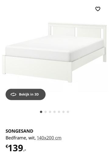 IKEA Songesand bed bedframe 140x200