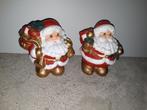 Twee kerstmannen 9cm, Diversen, Kerst, Ophalen, Zo goed als nieuw