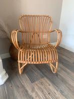 Rotan stoeltje, Huis en Inrichting, Stoelen, Ophalen, Gebruikt, Jaren 60, Bruin