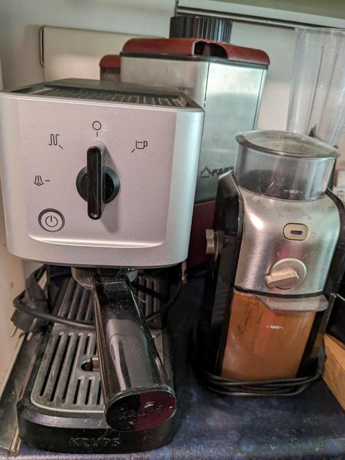 Krups espresso set, Witgoed en Apparatuur, Koffiezetapparaten, Zo goed als nieuw, Espresso apparaat, Ophalen of Verzenden