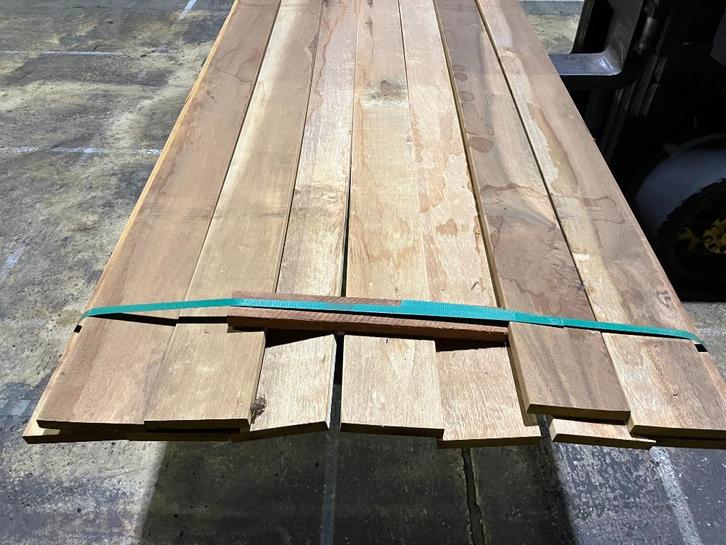 Hardhout-Louro Preto–vlonderplanken-terrasplanken-planken, Tuin en Terras, Palen, Balken en Planken, Nieuw, Planken, 250 cm of meer