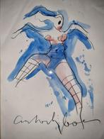 Anton Heyboer  Uniek werk op papier  Gesigneerd, Ophalen