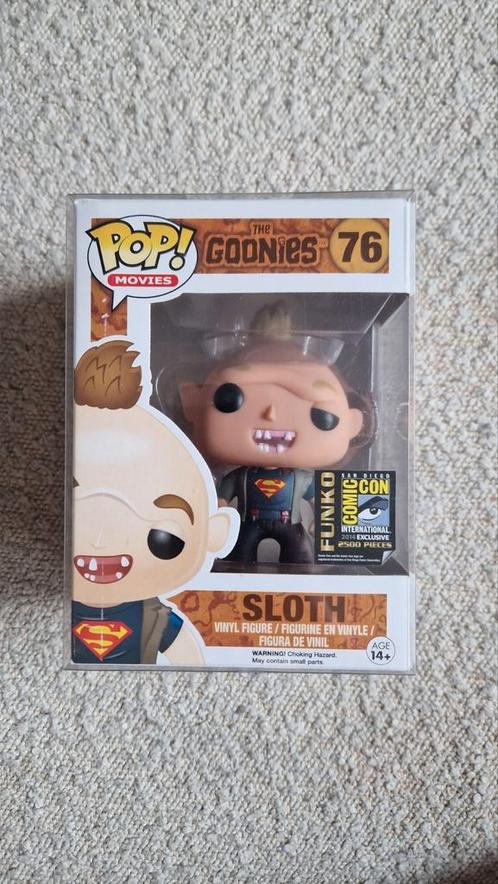 Funko Pop! SDCC 2014 The Goonies Sloth met Superman t-shirt, Verzamelen, Poppetjes en Figuurtjes, Nieuw, Ophalen