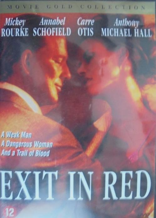 DVD Thriller: Exit in red; met Mickey Rourke, ZGAN., Cd's en Dvd's, Dvd's | Thrillers en Misdaad, Zo goed als nieuw, Maffia en Misdaad