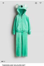 H&m groen squishmallows velours set huispak  maat 134, Meisje, H&M, Ophalen of Verzenden, Zo goed als nieuw
