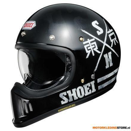 Shoei Ex-Zero Xanadu, Zwart (print), Motoren, Kleding | Motorhelmen, Nieuw met kaartje, Ophalen of Verzenden