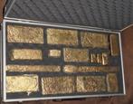 Koffer Vol Met Goud 17 Goudbaren Goudbaar Inclusief Koffer, Ophalen of Verzenden, Goud