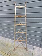 mooi brocante plantenrek, bloemenrek, Ophalen, Gebruikt, Minder dan 60 cm, Metaal