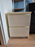 Ikea Malm Nachtkastje Wit, Huis en Inrichting, Kasten | Ladekasten, Ophalen, Minder dan 50 cm, Gebruikt, 1 of 2 laden