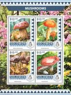 2016 Salomonseilanden Flora Planten Paddestoelen, Ophalen of Verzenden, Postfris, Dier of Natuur