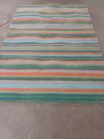 Gestreept vloerkleed - 195 bij 140 cm, Ophalen, Overige materialen, Overige kleuren, Zo goed als nieuw