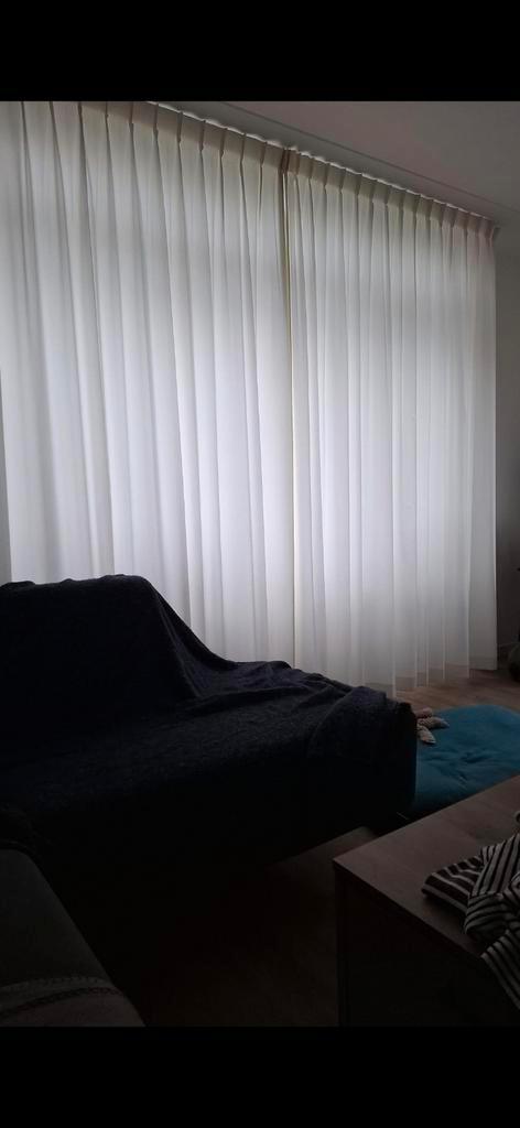 Witte/Crème Gordijnen - Diverse Maten, Huis en Inrichting, Stoffering | Gordijnen en Lamellen, Gebruikt, 200 cm of meer, 200 cm of meer