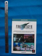 Final Fantasy 7 VII PS1 mini strategy guide boek, Spelcomputers en Games, Games | Sony PlayStation 1, 1 speler, Nieuw, Ophalen of Verzenden