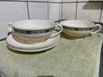 Wedgwood soepkom met schotels Carlton, Ophalen, Zo goed als nieuw, Wedgwood, Kop(pen) en/of Schotel(s)