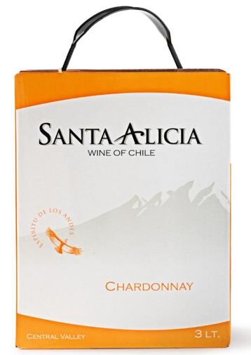 Santa Ailicia Chardonnay uit Chili 3 liter  beschikbaar voor biedingen