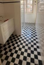 Wit en torros zwart marmer anticato dambord 10x10 vloertegel, Nieuw, Minder dan 20 cm, 10 m² of meer, Vloertegels