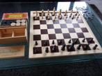 DAM-SCHAAKBORD incl. damstenen en schaakstukken, Hobby en Vrije tijd, Gezelschapsspellen | Bordspellen, Een of twee spelers, Ophalen