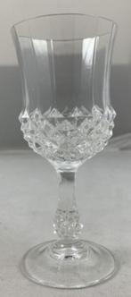 Cristal D'Arques Longchamp 6 stuks glazen kristal glas 12 cm, Antiek en Kunst, Antiek | Glas en Kristal, Ophalen of Verzenden