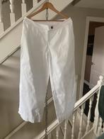 Broek pantalon wit wijde pijpen maat L/XL, Zo goed als nieuw, Verzenden