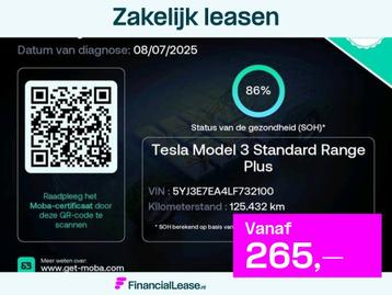 Tesla Model 3 Standard RWD Plus 60 kWh 86% SOH 1e Eigenaar N beschikbaar voor biedingen