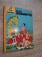 De 4 Helden  en het zeemonster 1e druk Linnen rug softcover, Gelezen, Ophalen of Verzenden, Eén stripboek