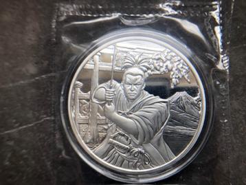 2022 Fiji - Samurai ancient warriors - 1 oz silver OMP beschikbaar voor biedingen