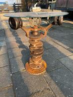VR6 Motorblok Eettafel - Industrieel Design, Ophalen, Minder dan 50 cm, Gebruikt, Rond