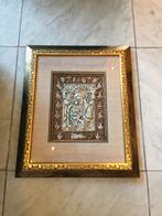 Vintage ikoon in lijst, Maria, Antiek en Kunst, Ophalen of Verzenden