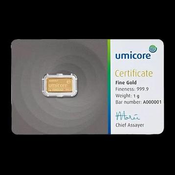 1 gram goud. Diverse producenten. beschikbaar voor biedingen