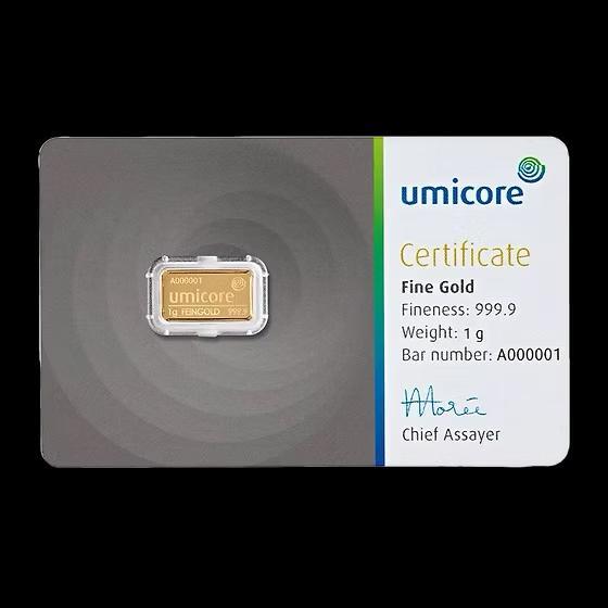 1 gram goud. Diverse producenten., Postzegels en Munten, Edelmetalen en Baren, Goud, Verzenden