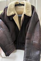 MC Gregor Vintage lammycoat jas (100% lamb leather) mt56, Bruin, McGregor, Maat 56/58 (XL), Ophalen of Verzenden