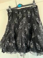 Zwarte Jeff Gallano rok met pailletten - Maat M, Maat 38/40 (M), Zwart, Ophalen of Verzenden, Zo goed als nieuw